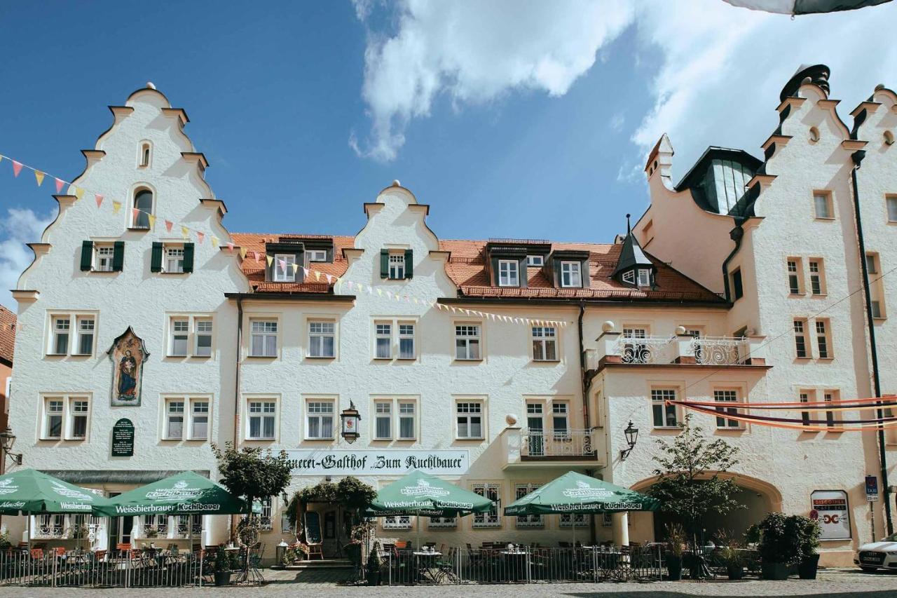 Hotel Brauereigasthof Zum Kuchlbauer Abensberg Exterior foto